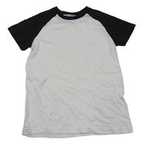 Bílo-černé tričko Matalan