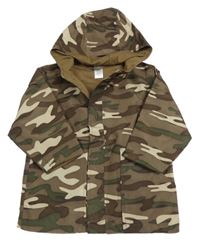 Army šusťáková podzimní bunda s kapucí Gymboree