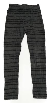 Šedo-černé vzorované legíny F&F