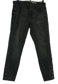 Pánské šedé skinny fit rifle s prošoupáním a knoflíky Esprit vel. 33/30