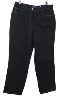 Dámské černé plátěné kalhoty Cotton Republic 