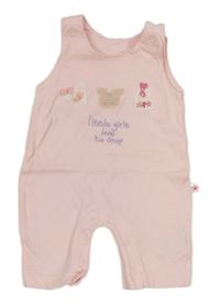 Světlerůžové laclové tepláky s nášivkami Mothercare