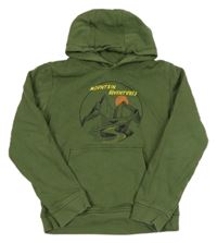 Khaki mikina s horami a kapucí Mountain Warehouse