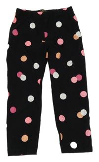 Černé capri legíny s puntíky OVS
