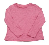 Růžové triko George 