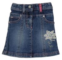 Modrá riflová sukně s flitry Esprit