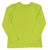 Limetkové triko Y.F.K.