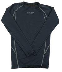 Antracitové thermo triko s logem Skin360