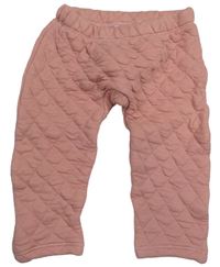 Starorůžové prošívané vyteplené turecké tepláky Lily & Dan