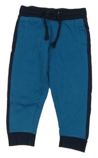 Petrolejovo-tmavomodré tepláky lupilu