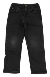 Černé straight fit rifle ZARA