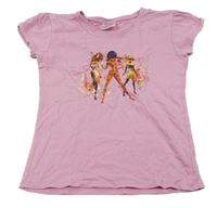 Růžové tričko s Miraculous