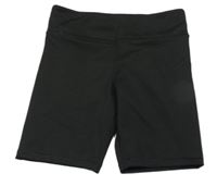 Černé sportovní legínové kraťasy H&M