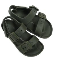 Khaki gumové sandály PRIMARK vel. 23