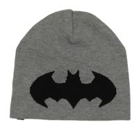 Šedá melírovaná čepice s netopýrem - Batman H&M