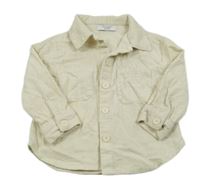 Krémová manšestrová košilová bunda Primark