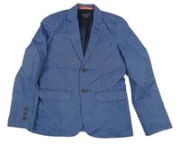 Tmavomodré melírované slavnostní sako C&A