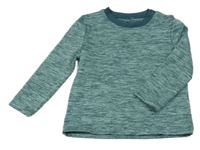 Zelené melírované sportovní triko