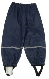 Tmavomodré nepromokavé podšité kalhoty Kiki&Koko