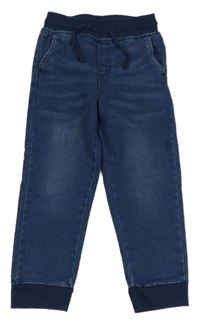 Modré teplákové cuff rifle Lupilu