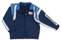 Nové - Tmavomodro-modro-bílá šusťáková sportovní bunda Umbro