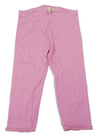 Růžové capri legíny H&M
