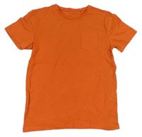 Oranžové tričko s kapsou Next