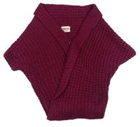 Fuchsiový pletený cardigan Yigga
