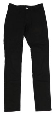 Černé skinny fit rifle H&M