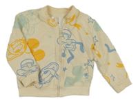 Smetanová propínací mikina s Plutem a kamarády Sinsay