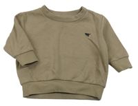 Hnědá mikina s výšivkou Next