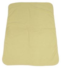 Citronová fleecová deka s králíky St. Bernard