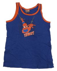 Tmavomodré tílko se Spidermanem