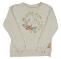 Smetanová melírovaná mikina s planetou Primark