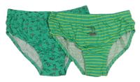 2x zelené slipy Primark