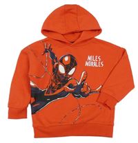 Červená mikina se Spidermanem a kapucí Primark
