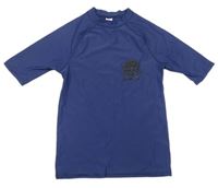 Tmavomodré UV tričko s potiskem zn. M&S