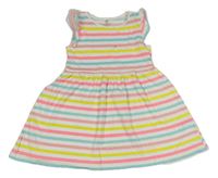 Bílo-barevné pruhované šaty H&M