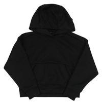 Černá crop mikina s kapucí Matalan