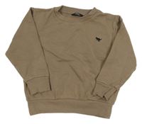 Hnědá mikina s dinem Next