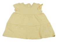 Žluté žebrované šaty H&M