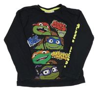 Tmavošedé triko - Želvy Ninja Primark