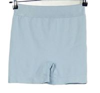 Dámské světlemodré žebrované elastické kraťasy Primark 