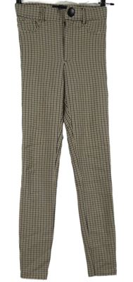 Dámské černo-béžové vzorované tregíny Zara 