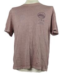 Pánské vínové tričko s potiskem George 