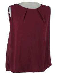 Dámská vínová šifonová halenka Collosuem 