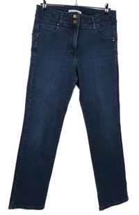 Dámské tmavomodré slim rifle Next 