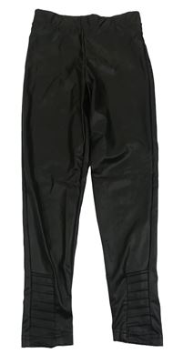 Černé potažené legíny Primark