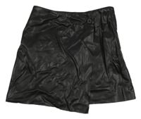 Černá koženková sukně H&M