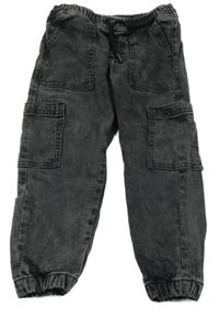 Černo-šedé cuff rifle s kapsami